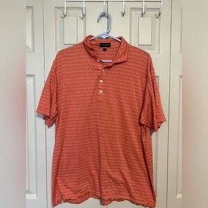 peter millar Polo Men’s Sz XL Striped Golf Lightweight